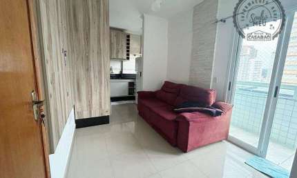 Apartamento com 1 dormitório à venda, 40 m² por R$ 320.000,00 - Boqueirão - Praia Grande/SP