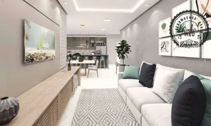 Apartamento com 2 quartos à venda na Rua Comendador Otto Carlos Golanda, Cidade Ocian, Praia Grande