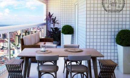 Apartamento com 2 dormitórios à venda, 79 m² por R$ 580.000,00 - Aviação - Praia Grande/SP
