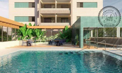 Apartamento com 3 dormitórios à venda, 191 m² por r$ 1.300.000,00 - canto do forte - praia grande/sp