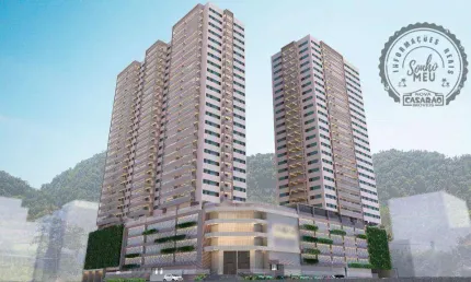 Apartamento com 3 dormitórios à venda, 189 m² por R$ 1.417.500,00 - Canto do Forte - Praia Grande/SP