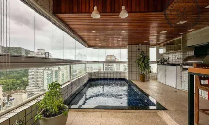 Apartamento com 4 quartos à venda na Rua Marechal Rondon, Canto do Forte, Praia Grande