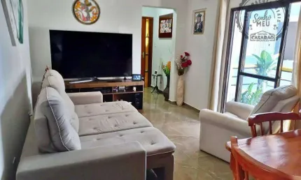Apartamento com 2 dormitórios à venda, 75 m² por R$ 480.000,00 - Guilhermina - Praia Grande/SP