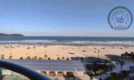 Apartamento com 3 dormitórios para alugar, 201 m² por R$ 7.738,14/mês - Guilhermina - Praia Grande/SP