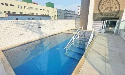 Apartamento com 2 dormitórios à venda, 85 m² por r$ 490.000,00 - guilhermina - praia grande/sp