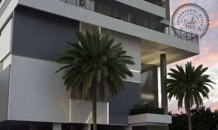 Apartamento com 3 quartos à venda na Rua Alberto Santos Dumont, Guilhermina, Praia Grande