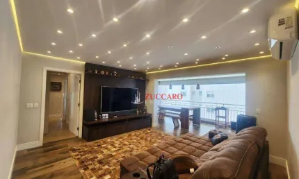 Apartamento com 3 dormitórios à venda, 116 m² por r$ 1.500.000,01 - jardim santa mena - guarulhos/sp