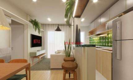 Apartamento com 2 dormitórios à venda, 46 m² por R$ 295.000,00 - Parque Continental I - Guarulhos/SP