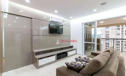 Apartamento com 3 dormitórios à venda, 122 m² por r$ 1.500.000,00 - jardim flor da montanha - guarulhos/sp