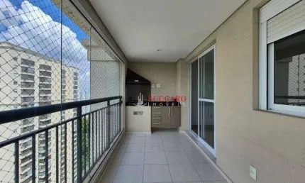 Apartamento com 2 dormitórios para alugar, 65 m² por r$ 3.570,00/mês - jardim flor da montanha - guarulhos/sp