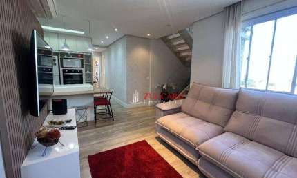 Apartamento Duplex com 3 dormitórios à venda, 126 m² por R$ 1.060.000,00 - Vila Augusta - Guarulhos/SP