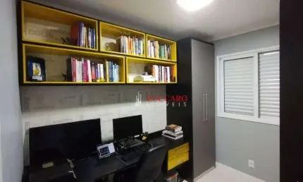 Apartamento com 3 dormitórios à venda, 73 m² por r$ 590.000,00 - vila barros - guarulhos/sp