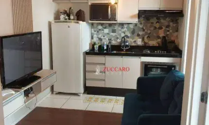 Apartamento com 2 dormitórios com suíte à venda, 45 m² - Vila Itapegica - Guarulhos/SP