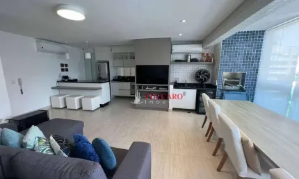 Apartamento com 2 dormitórios à venda, 113 m² por r$ 2.299.500,00 - praia da enseada - bertioga/sp