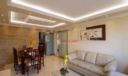Apartamento com 2 dormitórios à venda, 68 m² por r$ 358.000,00 - jardim santa mena - guarulhos/sp