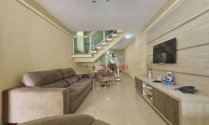 Sobrado à venda, 126 m² por r$ 790.000,00 - jardim santa clara - guarulhos/sp