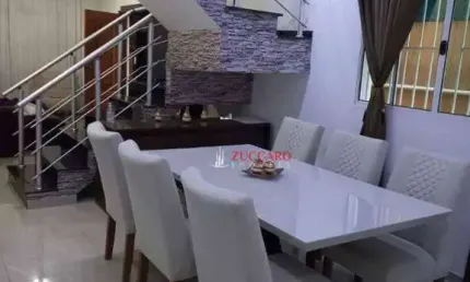 Sobrado com 3 dormitórios à venda, 158 m² por r$ 799.000,00 - jardim santa clara - guarulhos/sp