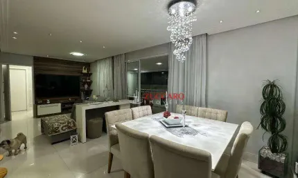 Apartamento com 3 dormitórios à venda, 114 m² por r$ 1.170.000,00 - vila galvão - guarulhos/sp