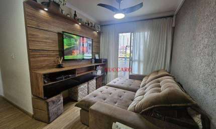 MORADA DAS ARVORES - Apartamento com 3 dormitórios à venda, 65 m² por R$ 390.000 - Picanco - Guarulhos/SP