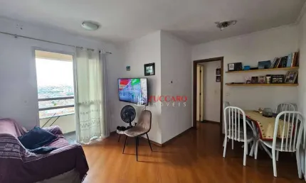 Apartamento com 2 dormitórios à venda, 52 m² por r$ 275.000,00 - ponte grande - guarulhos/sp