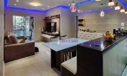 Apartamento com 3 dormitórios à venda, 77 m² por R$ 778.900,00 - Jardim Flor da Montanha - Guarulhos/SP