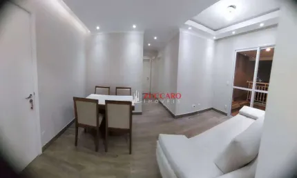 Apartamento com 2 dormitórios à venda, 53 m² por R$ 479.000,00 - Vila Augusta - Guarulhos/SP