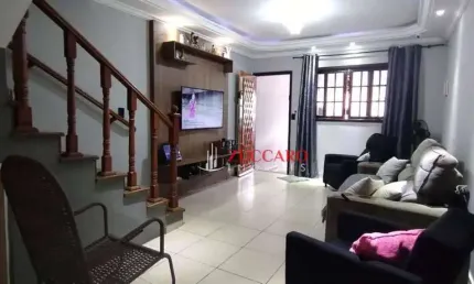 Sobrado com 3 dormitórios à venda, 152 m² por R$ 580.000,00 - Parque Continental II - Guarulhos/SP