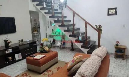Sobrado com 2 dormitórios à venda, 103 m² por r$ 650.000,00 - jardim vila galvão - guarulhos/sp