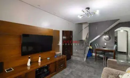 Sobrado com 3 dormitórios à venda, 167 m² por r$ 669.900,00 - jardim terezópolis - guarulhos/sp