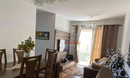 Apartamento com 3 dormitórios à venda, 64 m² por R$ 430.000,00 - Ponte Grande - Guarulhos/SP