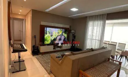 Apartamento com 3 dormitórios, 128 m² - venda por R$ 1.550.000,00 ou aluguel por R$ 8.096,13/mês - Vila Augusta - Guarulhos/SP