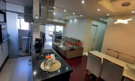 Apartamento com 2 dormitórios à venda, 68 m² por r$ 650.000,00 - jardim flor da montanha - guarulhos/sp