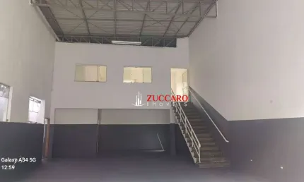 Galpão para alugar, 550 m² por r$ 15.500,00/mês - vila itapegica - guarulhos/sp