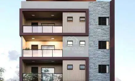 Apartamento com 2 dormitórios à venda, 63 m² por R$ 350.000,00 - Vila Bocaina - Mauá/SP