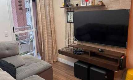 Apartamento com 3 dormitórios à venda, 58 m² por R$ 408.000,00 - Casa Branca - Santo André/SP