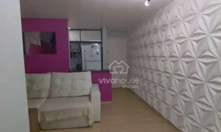Apartamento com 2 dormitórios à venda, 55 m² por R$ 335.000,00 - Jardim Pedroso - Mauá/SP