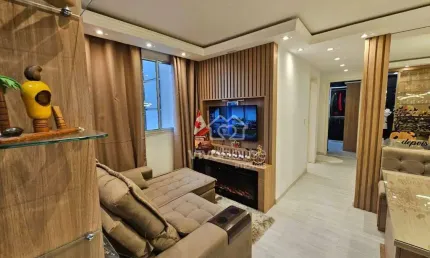 Apartamento com 2 dormitórios à venda, 54 m² por R$ 400.000 - Parque São Vicente - Mauá/SP