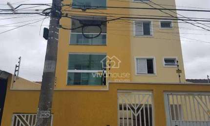 Cobertura com 2 dormitórios à venda, 106 m² por R$ 450.000,00 - Parque São Vicente - Mauá/SP