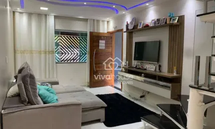 Sobrado com 3 dormitórios à venda, 192 m² por R$ 530.000,00 - Jardim Primavera - Mauá/SP