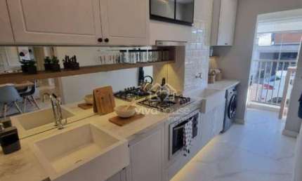Apartamento com 2 dormitórios à venda, 47 m² por R$ 339.000,00 - Vila Palmares - Santo André/SP