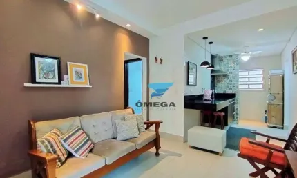 Perto da praia - apartamento com 2 quartos - praia do tombo, guarujá.