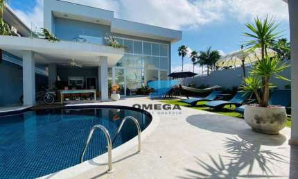 Casa com 5 suítes à venda por R$ 3.800.000 - Jardim Acapulco - Guarujá/SP