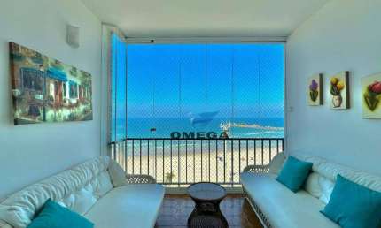 Apartamento frente mar à venda na Praia da Pitangueiras, 4 dormitórios, lazer, 2 vagas