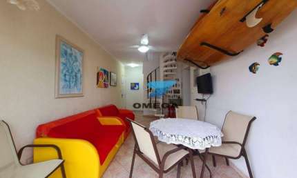 Cobertura com 2 dormitórios à venda, 100 m² por R$ 490.000,00 - Tombo - Guarujá/SP