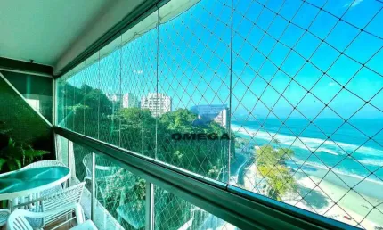 Frente mar - apartamento com 4 dormitórios à venda na praia das astúrias - guarujá/sp