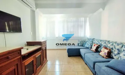 Apartamento com varanda - lazer no condomínio à venda na praia das Astúrias, Guarujá SP