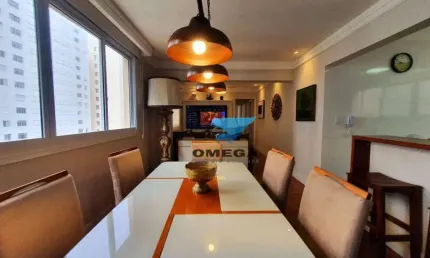 VISTA MAR - Apartamento 3 dormitórios sendo 2 suítes à venda Próximo Praia das Pitangueiras - Guarujá/SP.