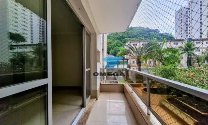 Reformado - apartamento com varanda - 4 dormitórios - 2 vagas à venda na praia das pitangueiras - guarujá/sp