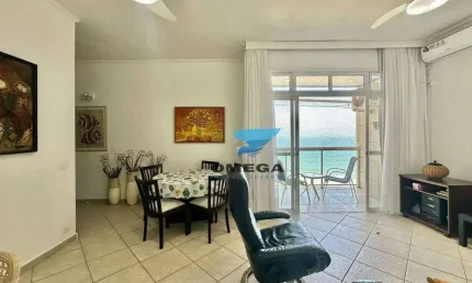 Apartamento beira mar à venda na praia das Pitangueiras no Guarujá I Omega Imoveis