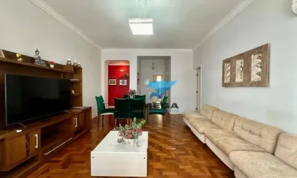 Prédio frente praia - apartamento com 4 dormitórios sendo 2 suíte à venda - pitangueiras - guarujá/sp